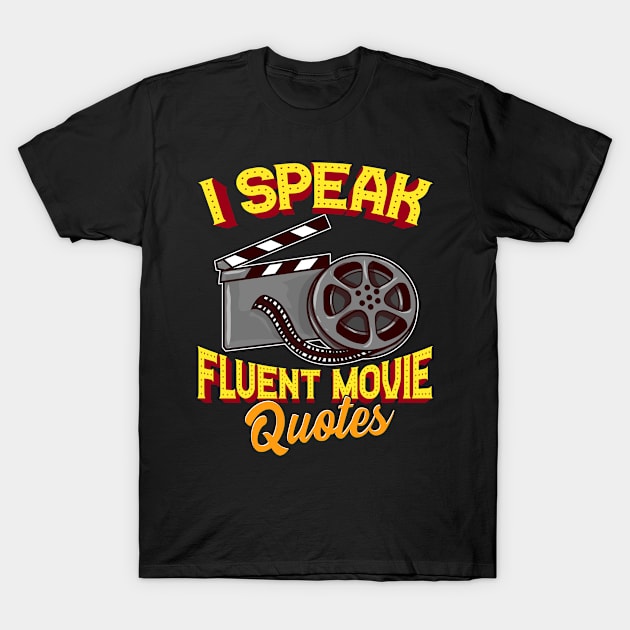 Cinephile Movies Lover T-Shirt by PixelArt